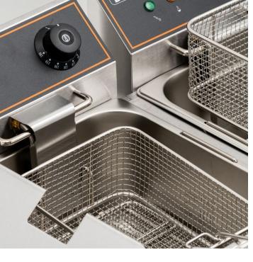 BLIZZARD 12L Double Tank Electric Fryer BF6-6