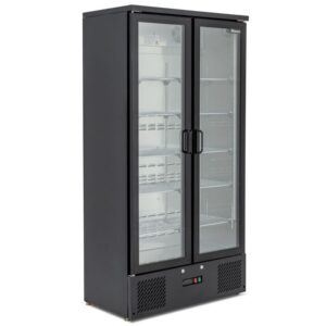 BLIZZARD Upright Double Hinged Glass Door Bottle Cooler BAR20
