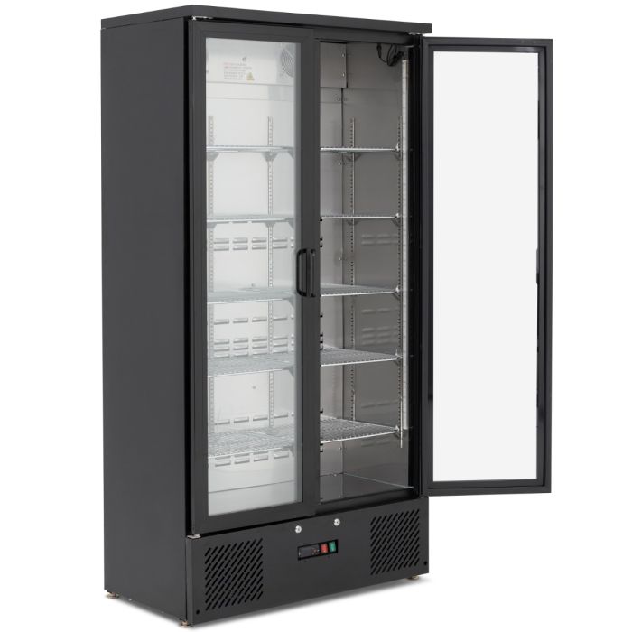 BLIZZARD Upright Double Hinged Glass Door Bottle Cooler BAR20