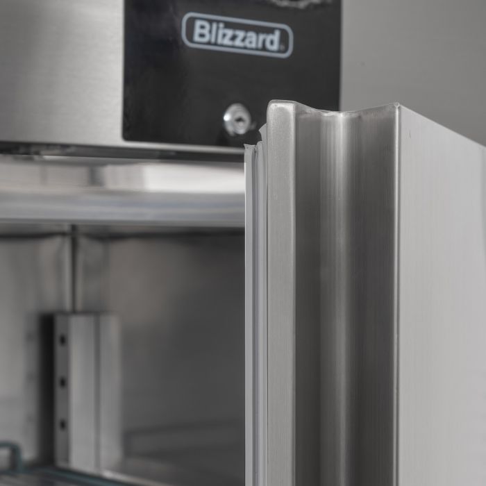 BLIZZARD Upright Single Hinged Door Gastronorm Refrigerator BR1SS