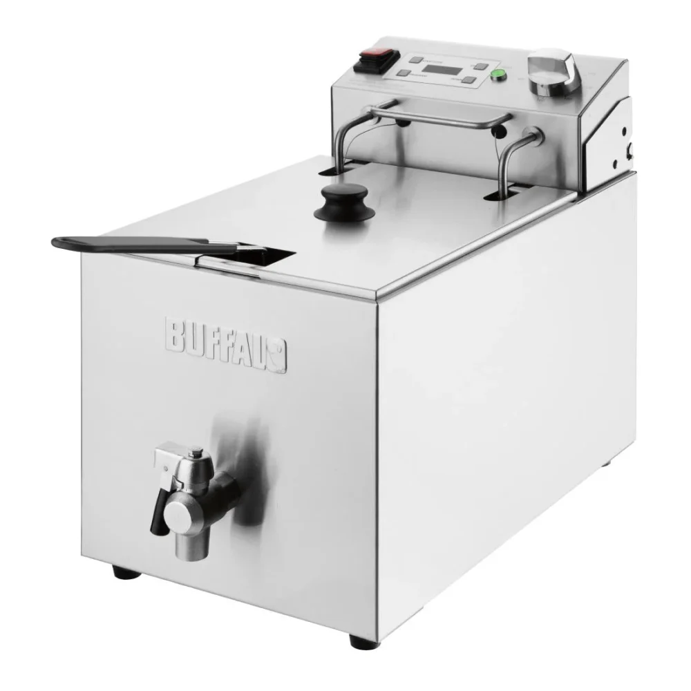 Buffalo Single Fryer - 1x8Ltr 2.9kW with Timer CU620