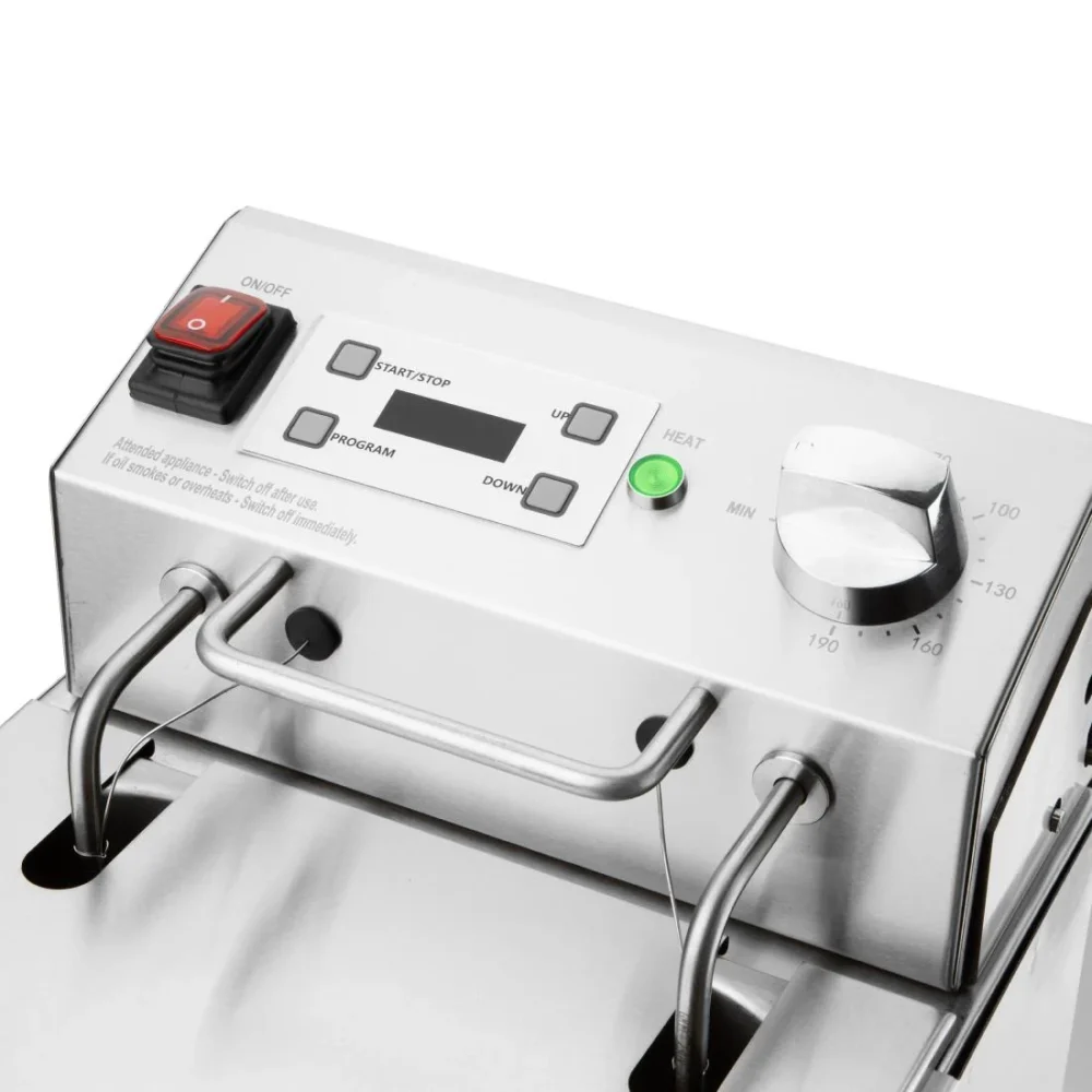 Buffalo Single Fryer - 1x8Ltr 2.9kW with Timer CU620