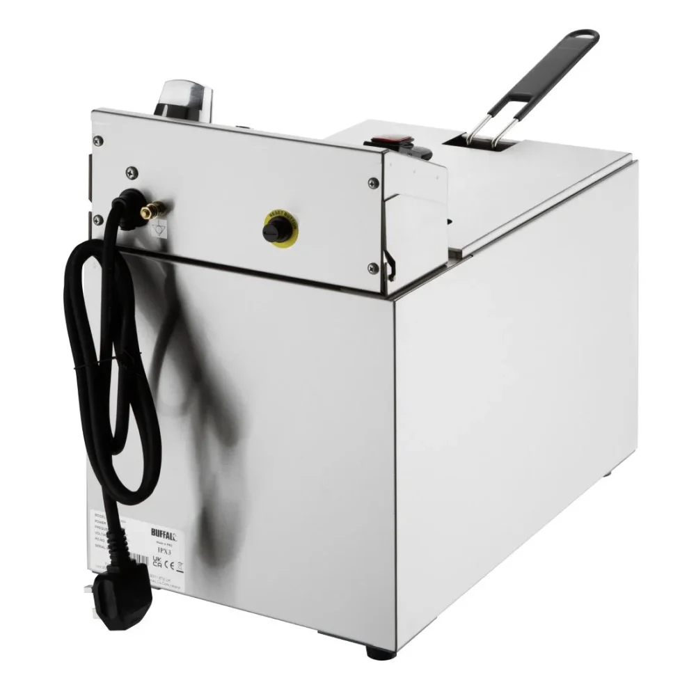 Buffalo Single Fryer - 1x8Ltr 2.9kW with Timer CU620