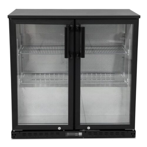 KOLDBOX Double Hinged Glass Door Bottle Cooler KBC2