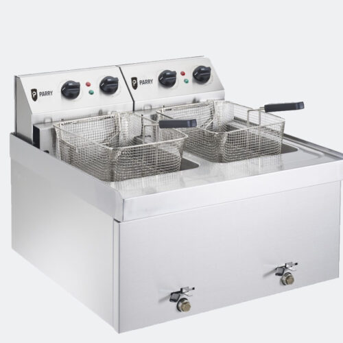 Parry Double Table Top Fryer - 2 x 9Ltr 2 x 6kW NPDF6
