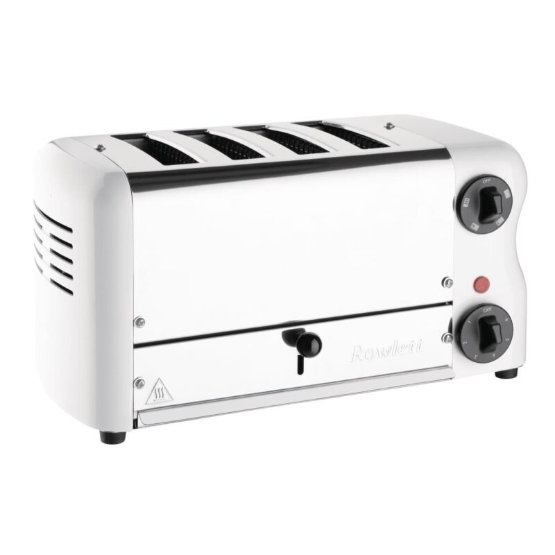 Rowlett Esprit 4 Slot Toaster White with Elements & Sandwich Cage CH182