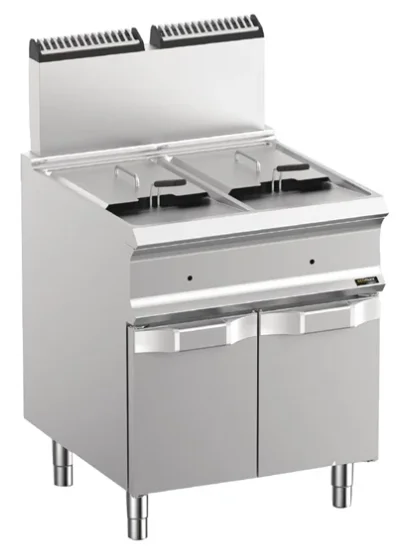 Hobart Ecomax HEFRG77A Twin Tank Gas Fryer – 2×14L Free‑Standing Commercial Fryer