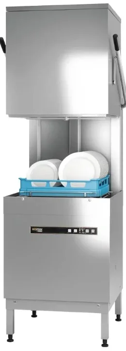 Hobart Ecomax H604S‑12B Pass‑Through Dishwasher with Integral Softener