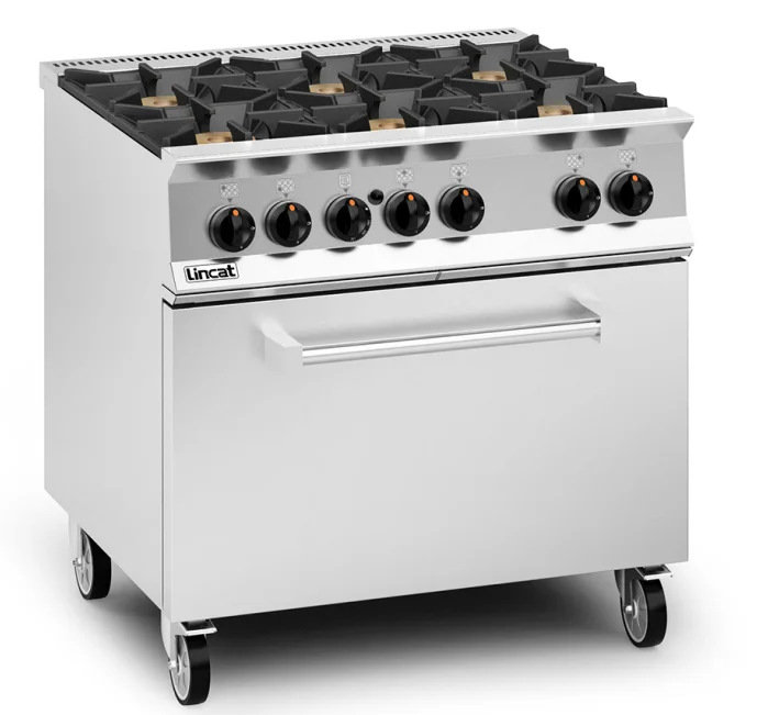 Lincat Opus 800 OG8002/P/DD Propane Gas Oven Range with 6 Burners