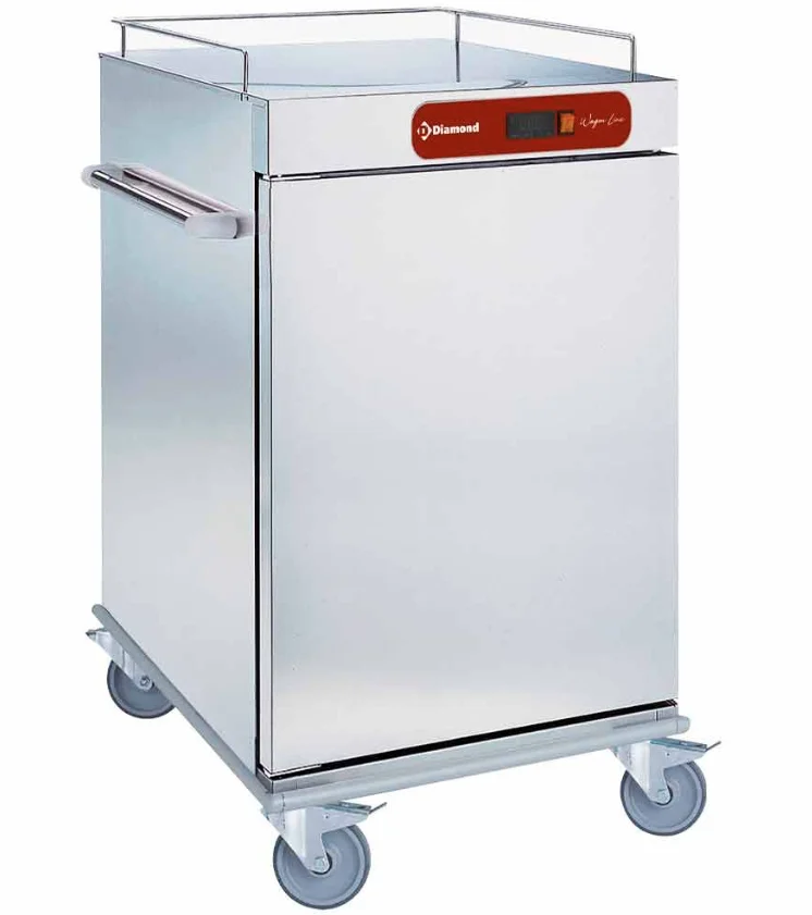 Diamond CCE10‑DG Heated Holding Trolley – 10 × GN 2/1 Capacity