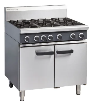 Cobra CR9D 900mm Six‑Burner Gas Range with Static Oven