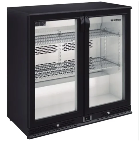 Infrico ZX2 Double Door Back Bar Bottle Cooler 218 Bottle Capacity